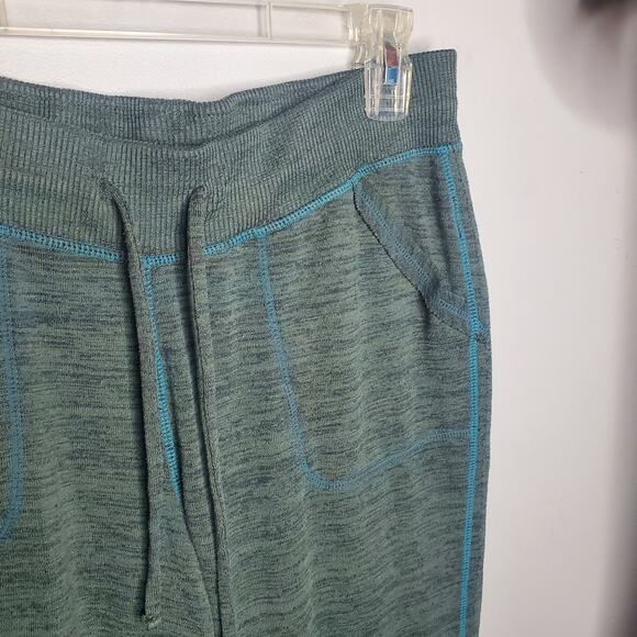 Athleta Techie Sweatpant Jogger Heathered Green Space Dye Women's Size Small - Picture 4 of 15